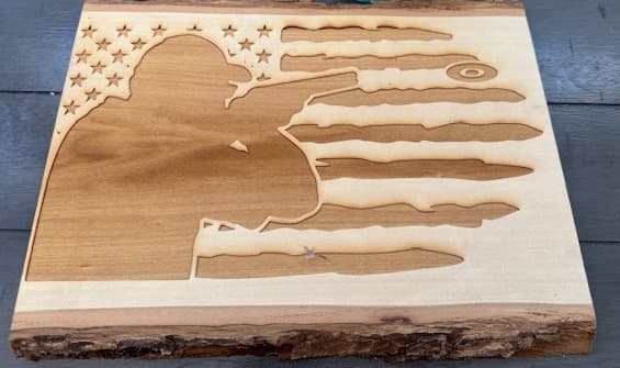 Custom engraved wooden sign